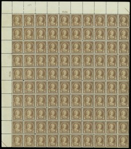 Sale 914, Lot 2584, Sheets and Large Multiples