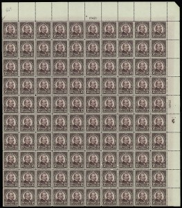 Sale 914, Lot 2590, Sheets and Large Multiples