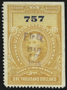 Sale 914, Lot 3097, Revenues