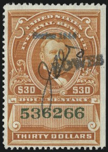 Sale 914, Lot 3098, Revenues