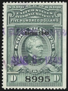 Sale 914, Lot 3115, Revenues