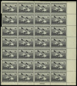 Sale 914, Lot 3186, Hunting Permit Panes