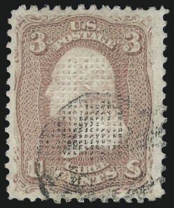 Sale 914, Lot 458, 1867-68 Grilled Issue