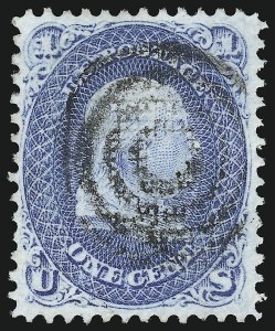 Sale 914, Lot 498, 1867-68 Grilled Issue