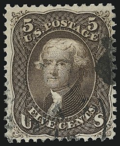 Sale 914, Lot 513, 1867-68 Grilled Issue