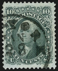 Sale 914, Lot 518, 1867-68 Grilled Issue
