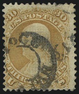 Sale 914, Lot 534, 1867-68 Grilled Issue