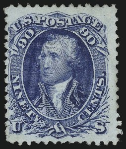 Sale 914, Lot 535, 1867-68 Grilled Issue