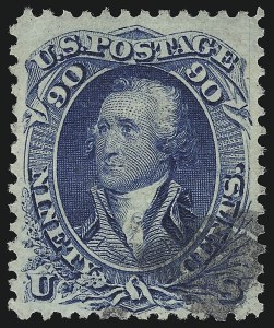 Sale 914, Lot 536, 1867-68 Grilled Issue