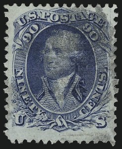 Sale 914, Lot 538, 1867-68 Grilled Issue