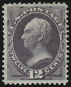 Sale 914, Lot 701, 1870-88 Bank Note Issues (National, Scott 145 thru 155), 12c Dull Violet (151) Sale 914, Lot 701, 1870-88 Bank Note Issues (National, Scott 145 thru 155)