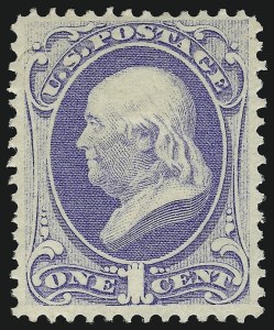 Sale 914, Lot 722, 1870-88 Bank Note Issues (Scott 156 thru 166)