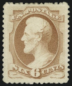 Sale 914, Lot 781, 1870-88 Bank Note Issues (Scott 178 thru 191)