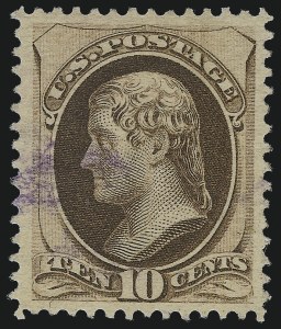 Sale 914, Lot 791, 1870-88 Bank Note Issues (Scott 178 thru 191)