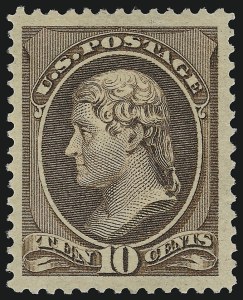 Sale 914, Lot 849, 1870-88 Bank Note Issues (Scott 205 thru 218)