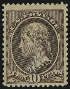 Sale 914, Lot 851, 1870-88 Bank Note Issues (Scott 205 thru 218)