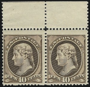 Sale 914, Lot 853, 1870-88 Bank Note Issues (Scott 205 thru 218)