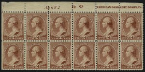 Sale 914, Lot 857, 1870-88 Bank Note Issues (Scott 205 thru 218)