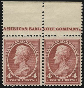 Sale 914, Lot 882, 1870-88 Bank Note Issues (Scott 205 thru 218)