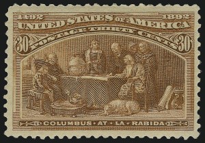Sale 914, Lot 995, 1893 Columbian Issue, 30c Columbian (239) Sale 914, Lot 995, 1893 Columbian Issue