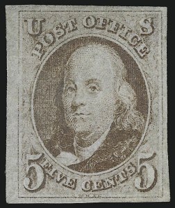 Sale 918, Lot 1, 1847 First General Issue