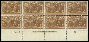Sale 920, Lot 139, 1893 Columbian Issue