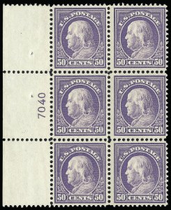 Sale 920, Lot 214, Washington-Franklin Issues (continued)