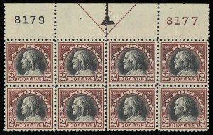 Sale 920, Lot 241, Washington-Franklin Issues (continued)