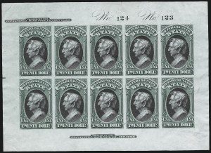 Sale 920, Lot 266, Officials thru Parcel Post