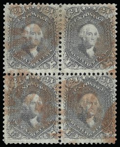 Sale 920, Lot 89, 1867-68 Grilled Issue
