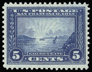 Sale 921, Lot 656, Panama-Pacific Issue