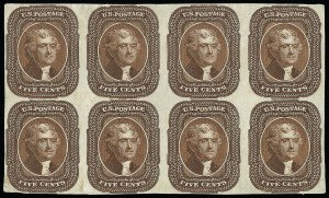 Sale 923, Lot 2148, 1875 Reprint of 1857-60 Issue