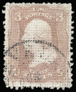 Sale 923, Lot 2212, 1867-68 Grilled Issue