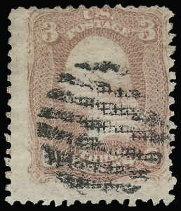 Sale 923, Lot 2221, 1867-68 Grilled Issue