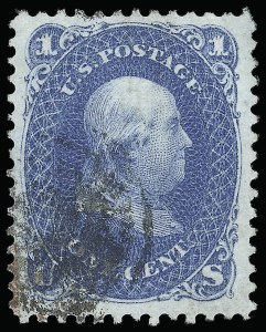 Sale 923, Lot 2234, 1867-68 Grilled Issue