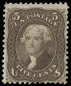 Sale 923, Lot 2241, 1867-68 Grilled Issue