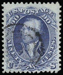 Sale 923, Lot 2260, 1867-68 Grilled Issue