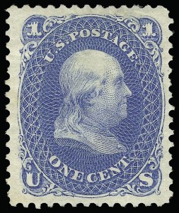 Sale 923, Lot 2262, 1875 Re-Issue of 1861-66 Issue