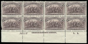 Sale 923, Lot 2449, 1893 Columbian Issue