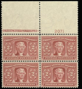 Sale 923, Lot 2698, Louisiana Purchase, Jamestown Issues