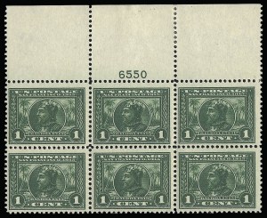Sale 923, Lot 2807, 1913-15 Panama-Pacific Issue (Scott 397 thru 404)