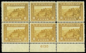 Sale 923, Lot 2812, 1913-15 Panama-Pacific Issue (Scott 397 thru 404)