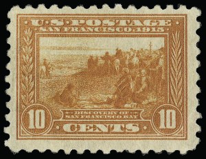 Sale 923, Lot 2821, 1913-15 Panama-Pacific Issue (Scott 397 thru 404)