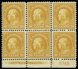 Sale 923, Lot 2836, 1912-23 Issues (Scott 405 to 423)