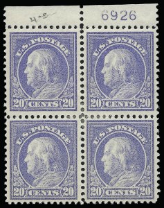Sale 923, Lot 2839, 1912-23 Issues (Scott 405 to 423)