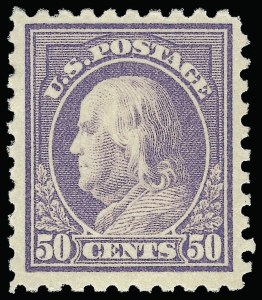 Sale 923, Lot 2858, 1912-23 Issues (Scott 424 to 458), 50c Violet (440) Sale 923, Lot 2858, 1912-23 Issues (Scott 424 to 458)