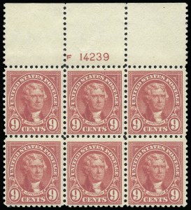 Sale 923, Lot 2991, 1922-29 and Later Issues (Scott 548 to 599A)