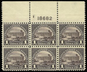 Sale 923, Lot 3001, 1922-29 and Later Issues (Scott 548 to 599A)