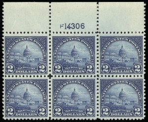 Sale 923, Lot 3008, 1922-29 and Later Issues (Scott 548 to 599A)