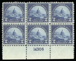 Sale 923, Lot 3011, 1922-29 and Later Issues (Scott 548 to 599A)